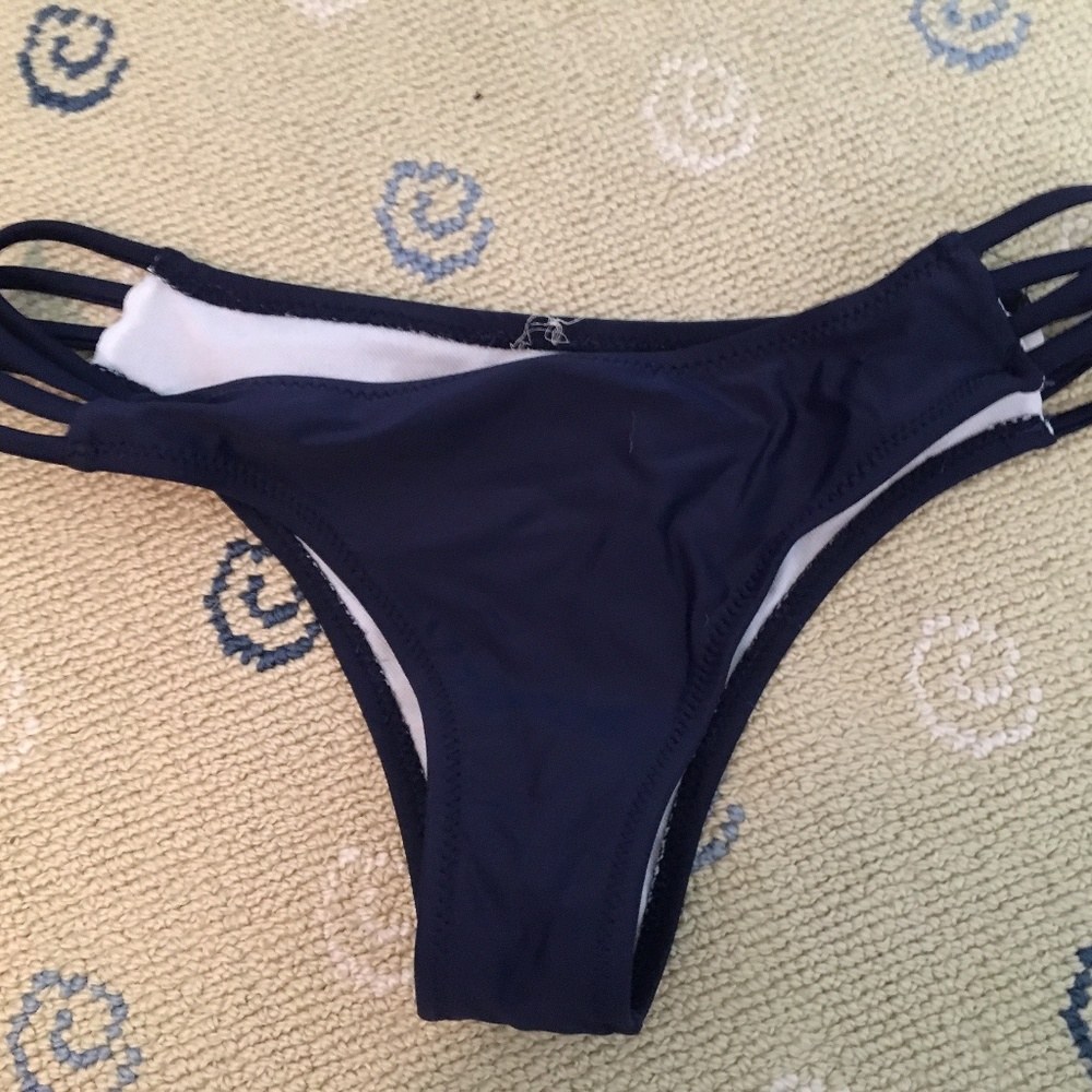 Navy bikini bottom